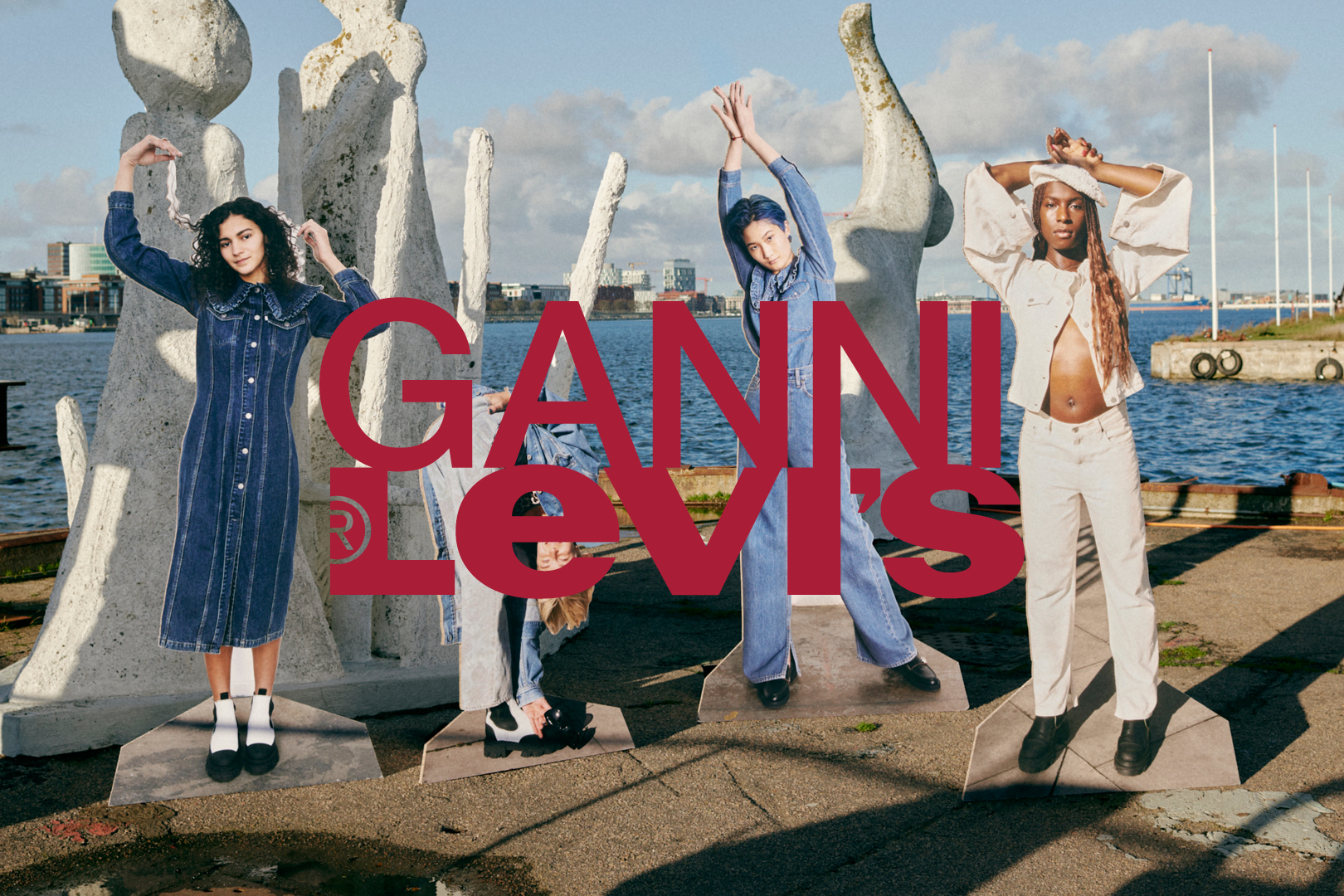 Ganni x Levi's Campaign image
