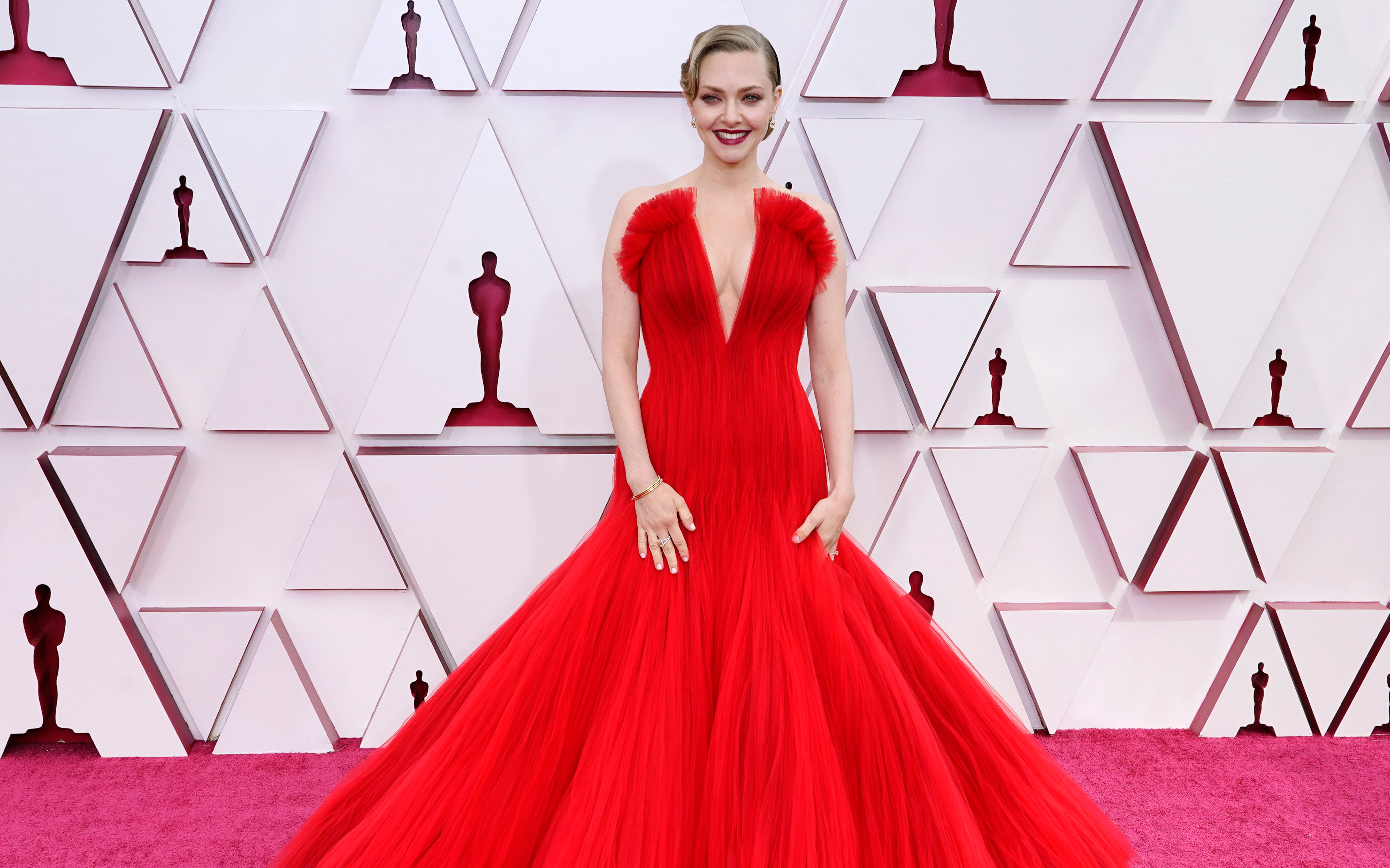 11 V-Neck Gowns for Virtual Prom, Inspired by the 2021 Oscars