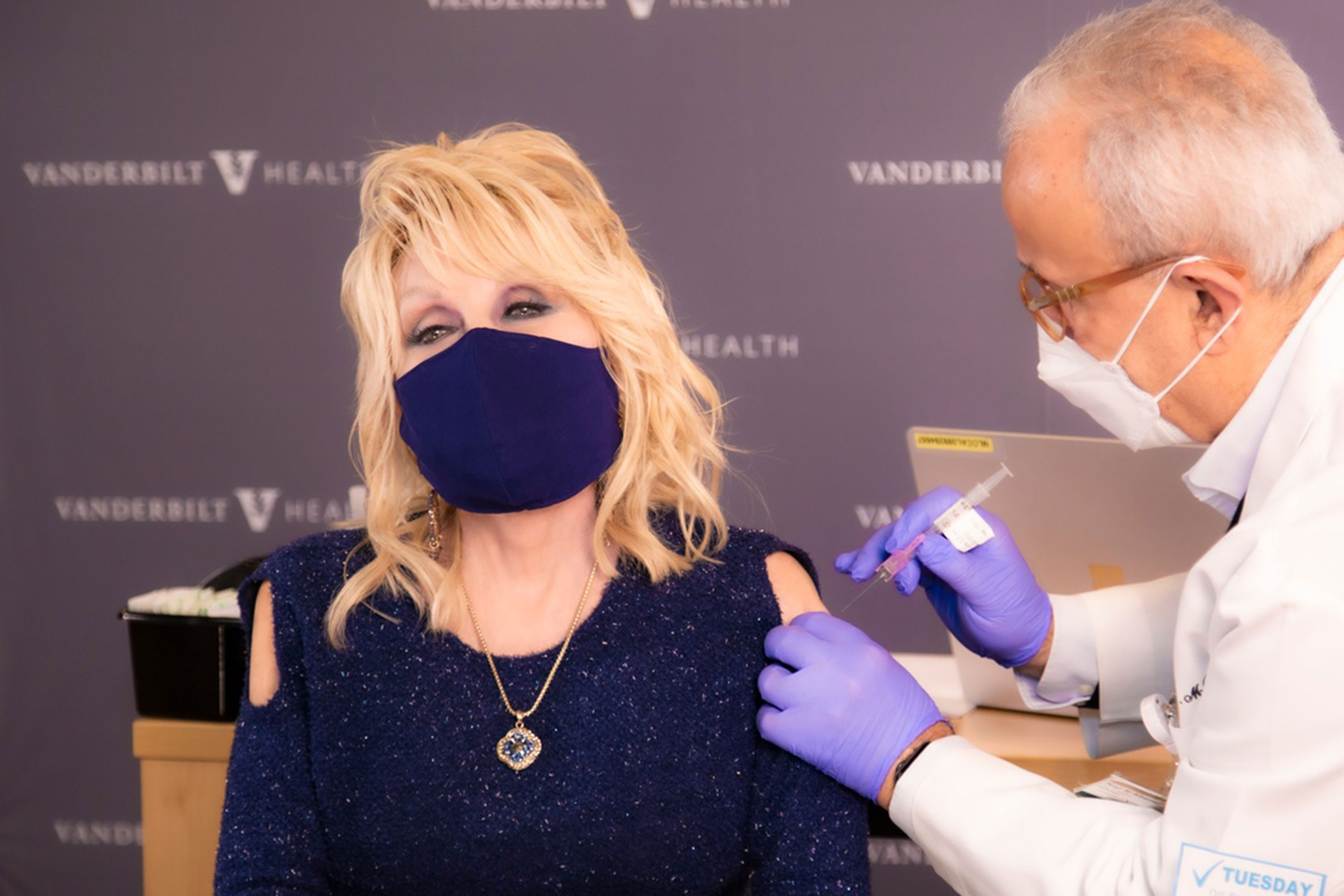 From Marc Jacobs to Dolly Parton, Here’s What Celebs Are Wearing to Get Vaccinated