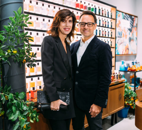 Atelier Cologne founders Sylvie and Christophe