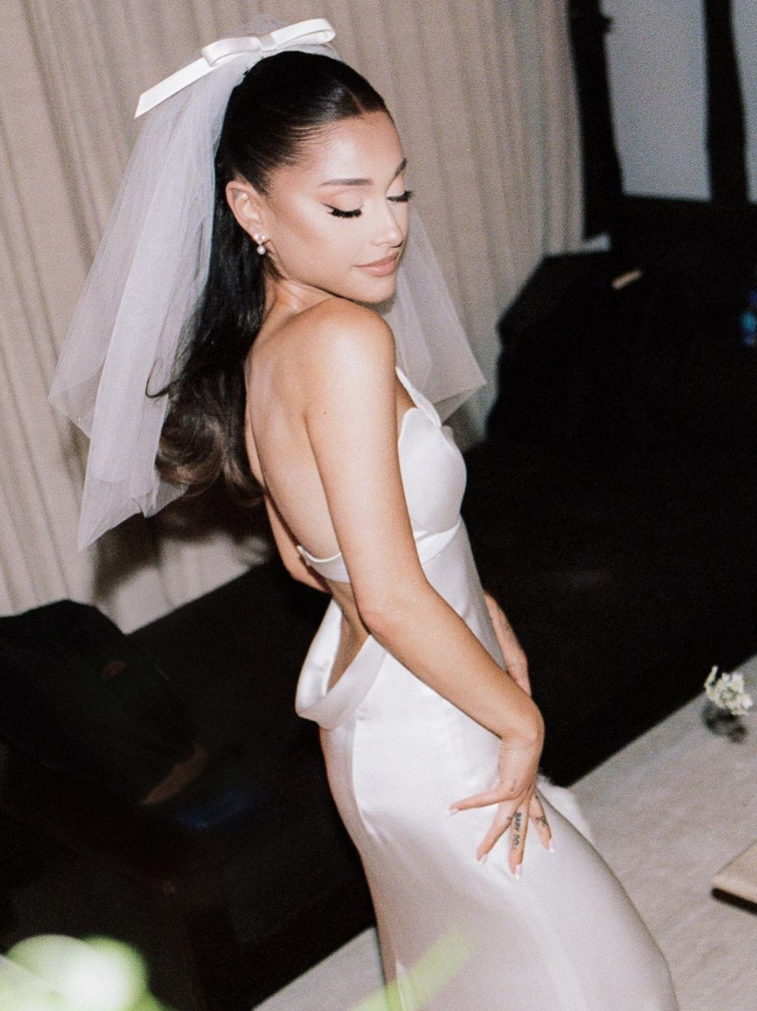 Ariana Grande’s Wedding Dress Was Surprisingly Minimal