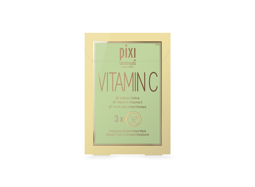 Pixi Beauty Skintreats Vitamin C Energizing Infusion Sheet Mask