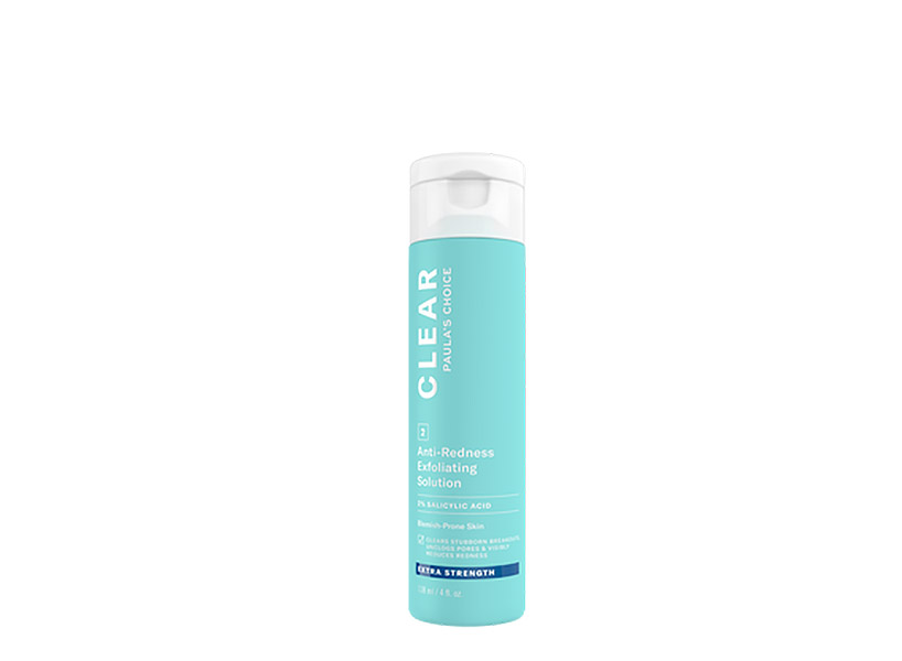 Paula’s Choice CLEAR Extra Strength Anti-Redness Exfoliating Solution.