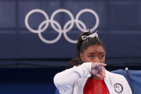 Simone Biles Olympic anxiety