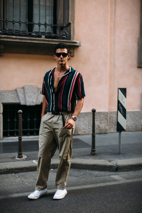 patterned shirts men's fashion milan