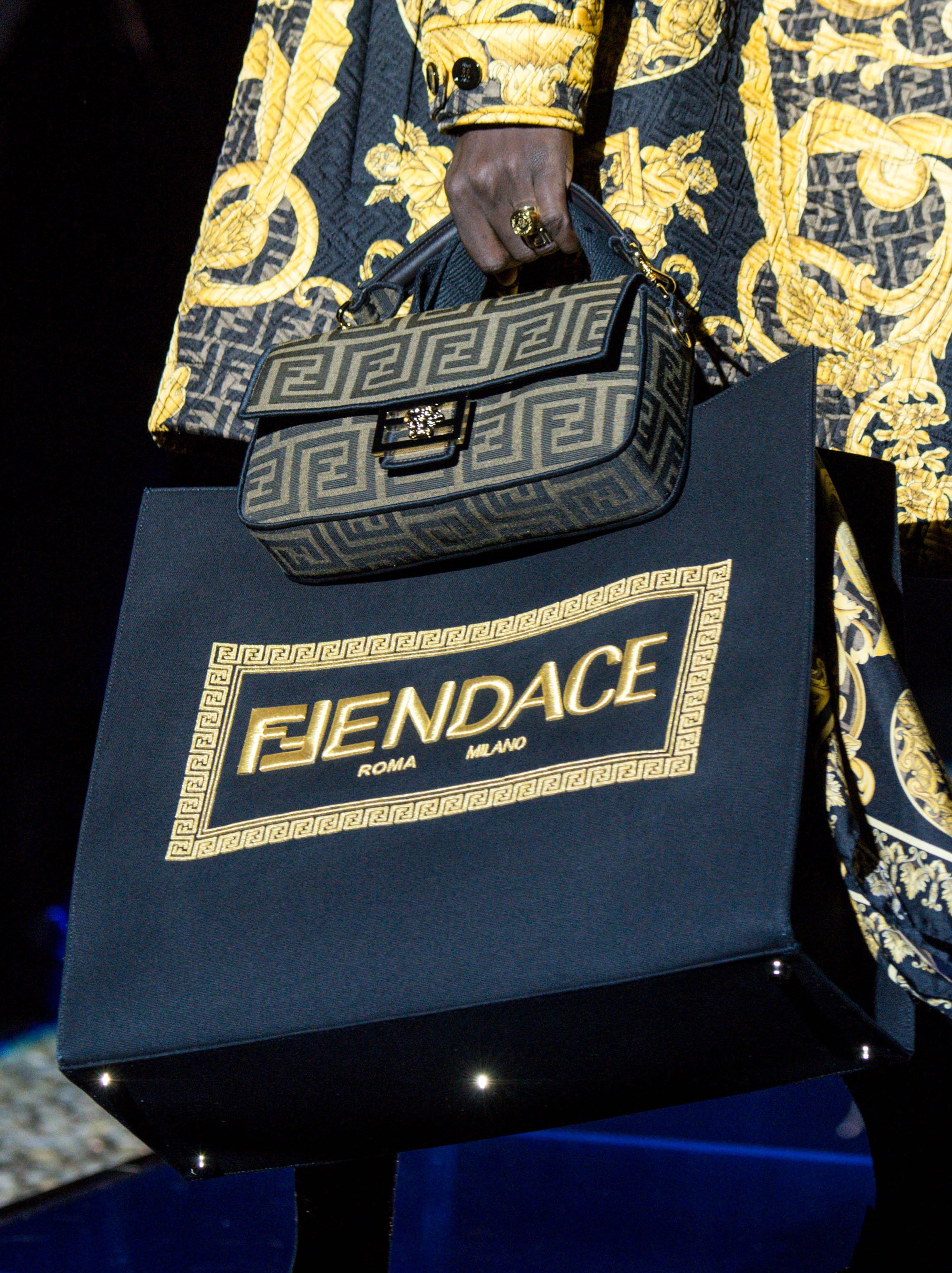 Collaboration Fendi and Versace became big news at Milan Fashion Week