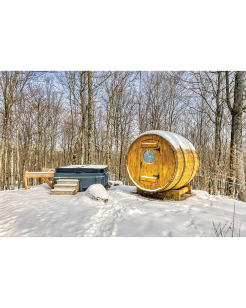 laurentian mountains travel guide barrel wooden airbnb