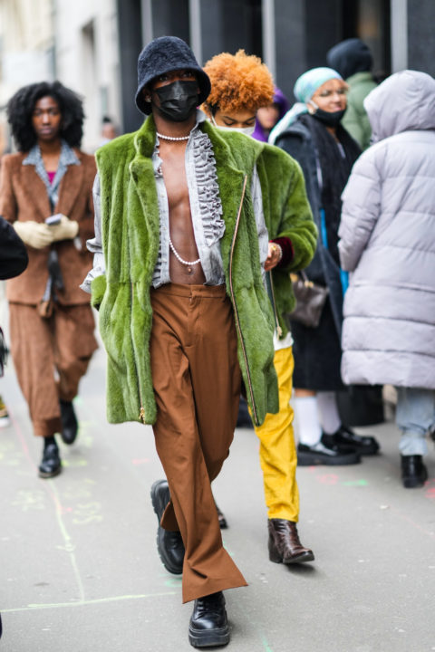 couture week 2022 street style