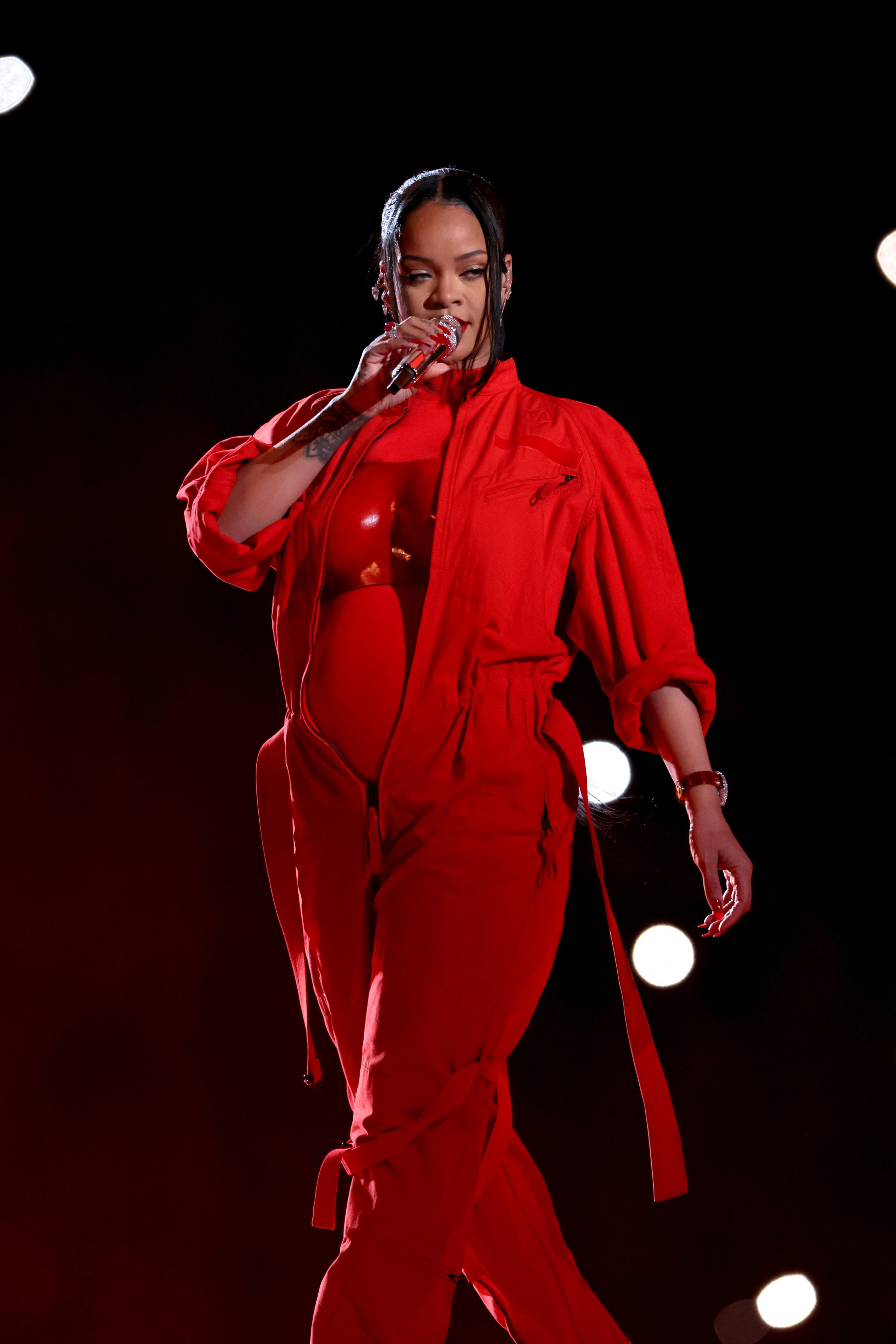 Rihanna Announces She’s Pregnant Again at the Super Bowl