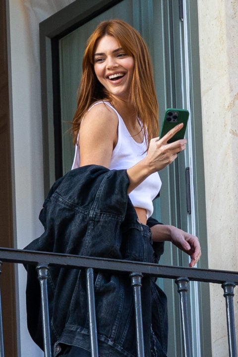 kendall jenner red hair