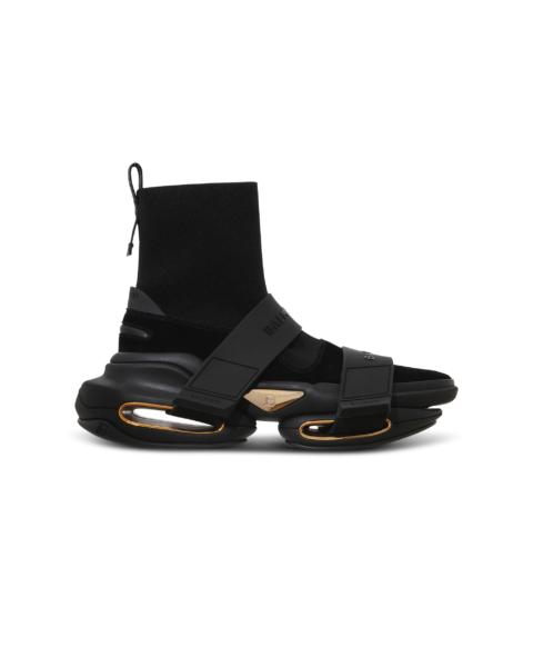 balmain sneaker boot in black