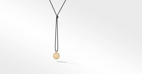 David Yurman necklace with Toronto cut-out of circle pendant