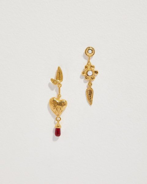 july birthstone jewellery pamela love valentine drop earrings