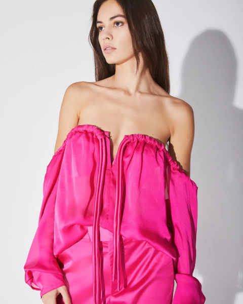Hot pink barbie fashion picks: off the shoulder top