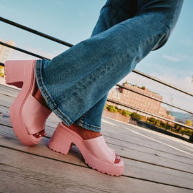 Call It Spring pink platform sandals