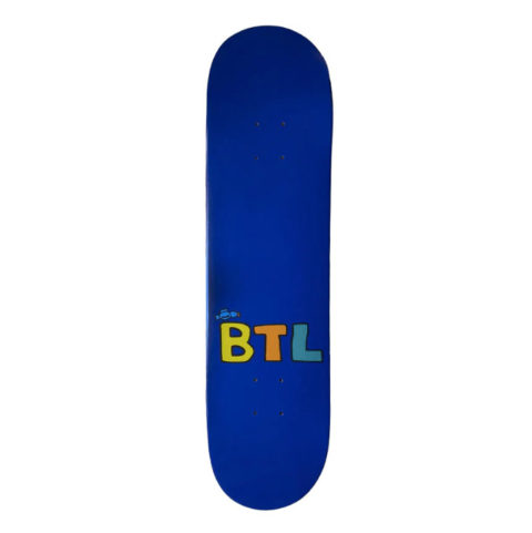 Blue Tile Lounge blue skateboard