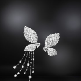 Chopard x Mariah Carey butterfly earrings
