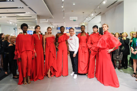 David Dixon arthritis-friendly red dresses