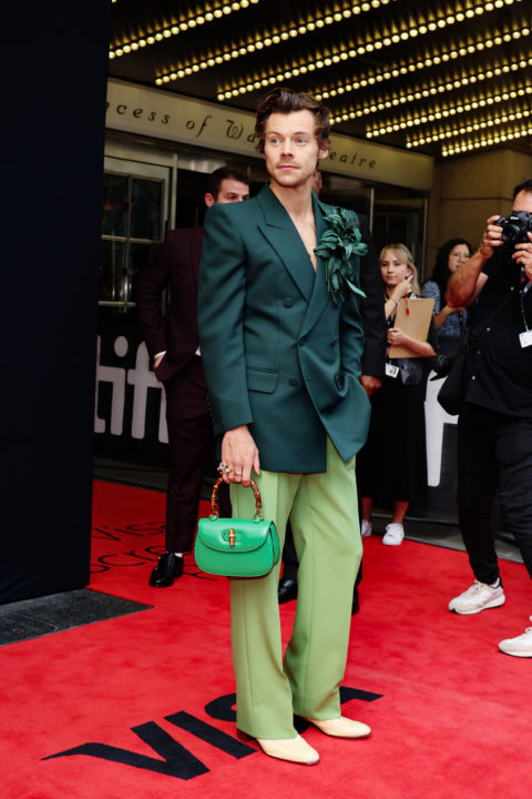 Harry Styles on the 2022 TIFF red carpet