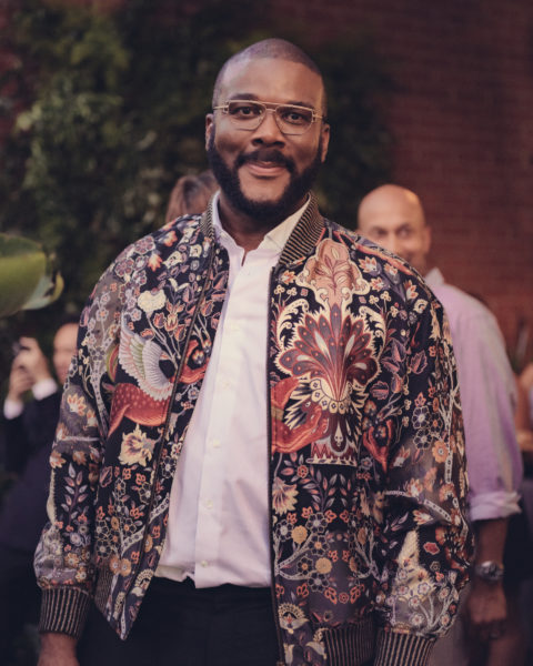 Tyler Perry at the TIFF Chanel dinner