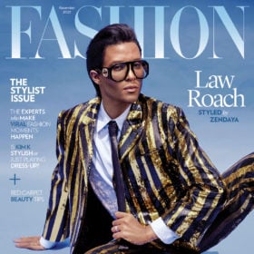 Law Roach fashion magazine november 2022 cover star