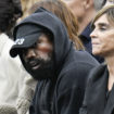 Kanye West and Carine Roitfeld at Givenchy Spring 2023