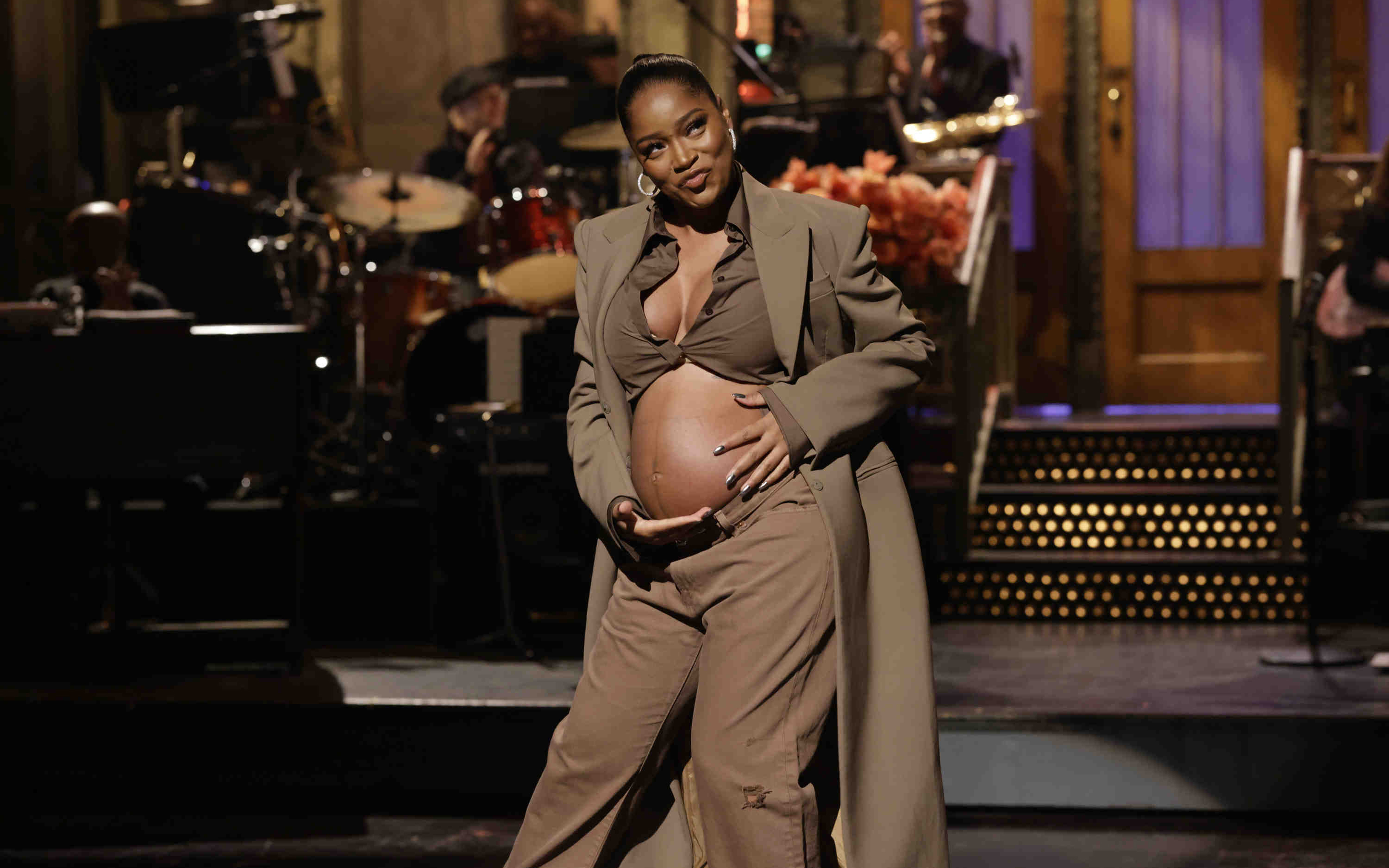 Keke Palmer SNL Pregnant: See Her Stylish Baby Announcement