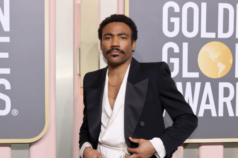 donald glover at the 2023 golden globes