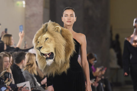 schiaparelli lion dress