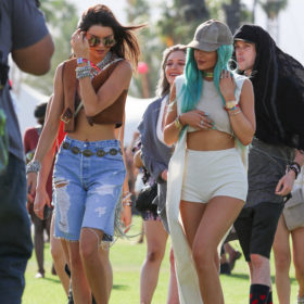 Kendall and Kylie Jenner 2015 best coachella outfits 