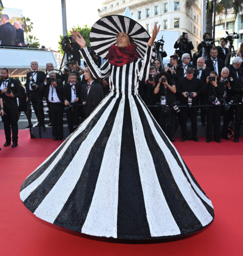 Ikram Abdi attends the 2023 Cannes Film Festival