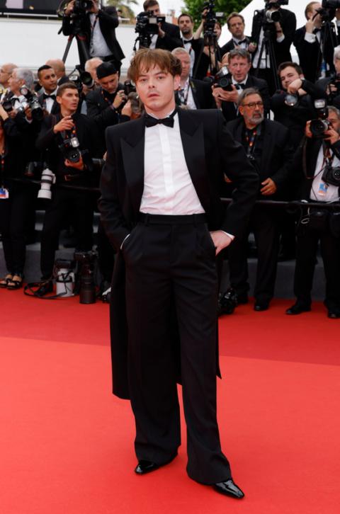 Charlie Heaton attends the 2023 Cannes Film Festival