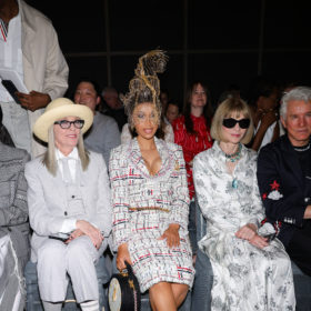 Diane Keaton, Cardi B, and Anna Wintour at Paris Haute Couture week 2023