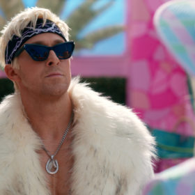 Ryan Gosling wearing sunglasses in Barbie