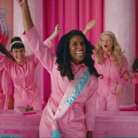Issa Rae as President Barbie in the Barbie movie
