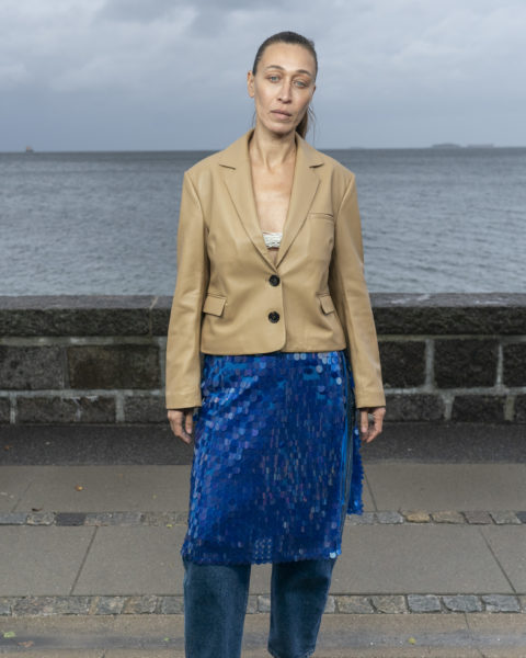 Alana Hadid runway debut at Copenhagen Fashion Week