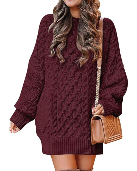 best dress Amazon, cable-knit sweaters