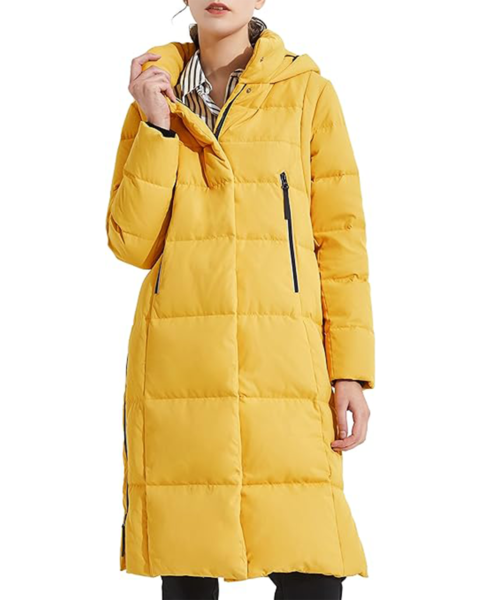 Orolay winter coat, long down coat