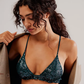 Free People Gold Rush Bralette, going-out tops