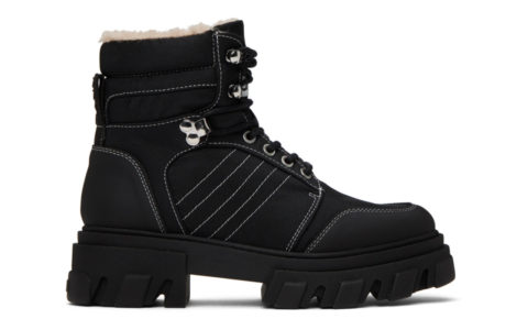 ganni black hiking boots, best snow boots for women