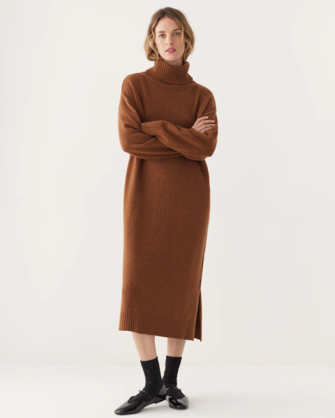 Sustainable Frank and Oak, sweater dress