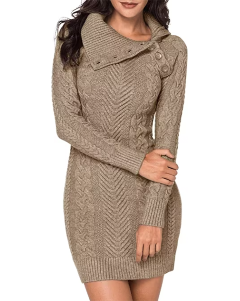 best cable-knit, sweater dress