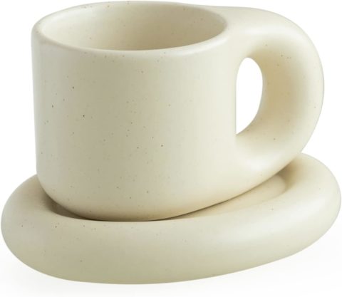 chunky cup and saucer, best stylish gifts under $50