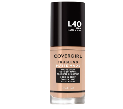 covergirl trublend matte made foundation, best foundations for oily skin
