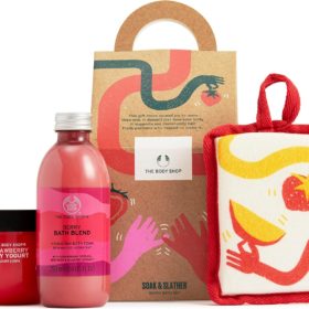the body shop berry bath gift set, best beauty gifts under $50