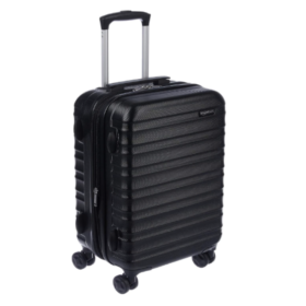Amazon Basics Hardside Carry On Spinner Travel Luggage Suitcase, best travel bags for men