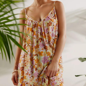 floral mini dress, best beach cover-ups