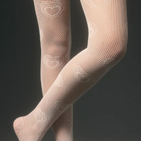 Product image of knit heart tights