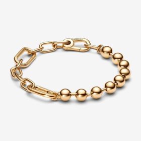 Pandora ME Metal Bead & Link Chain Bracelet, Valentine's Day Gifts for Myself