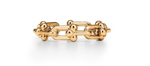 Tiffany & Co. Tiffany HardWear Micro Link Ring in Yellow Gold, Valentine's Day Gifts for Myself